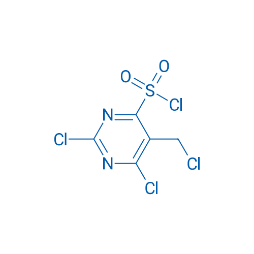 2,6-Dichloro-5-(chloromethyl)pyrimidine-4-sulfonyl chloride 10g