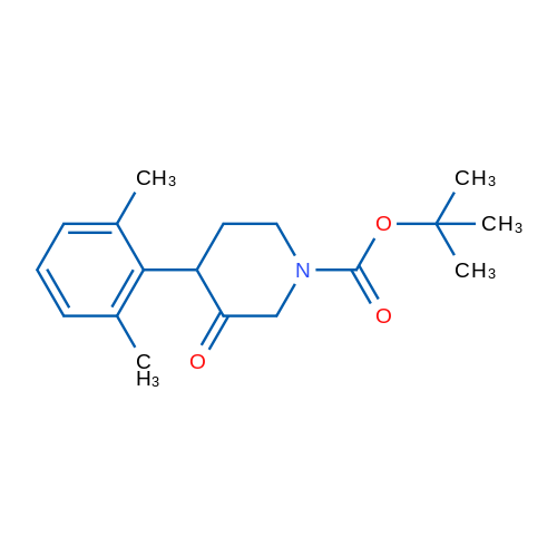 tert-Butyl 4-(2,6-dimethylphenyl)-3-oxopiperidine-1-carboxylate 1g