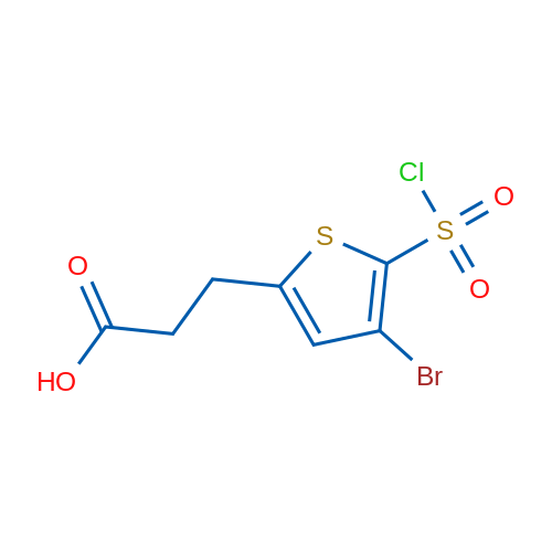 3-[4-Bromo-5-(chlorosulfonyl)thiophen-2-yl]propanoic acid 1g