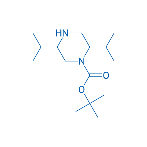 tert-Butyl 2,5-diisopropylpiperazine-1-carboxylate 250mg