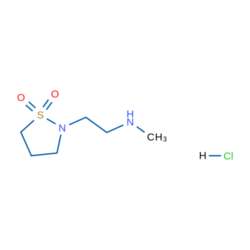 2-[2-(Methylamino)ethyl]-1,2-thiazolidine-1,1-dione hydrochloride 1g