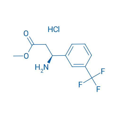 Methyl (S)-3-amino-3-(3-(trifluoromethyl)phenyl)propanoate hydrochloride 100mg