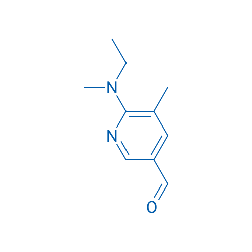 6-(Ethyl(methyl)amino)-5-methylnicotinaldehyde 100mg