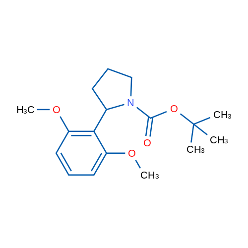 tert-Butyl 2-(2,6-dimethoxyphenyl)pyrrolidine-1-carboxylate 1g