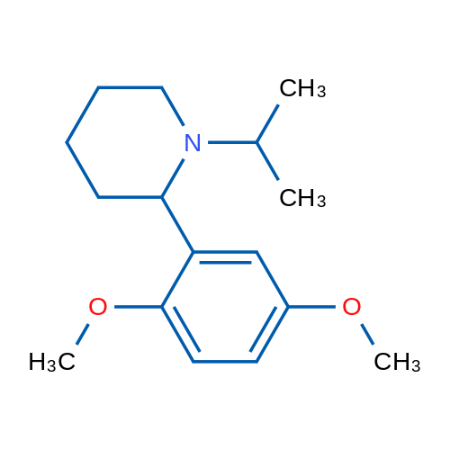 2-(2,5-Dimethoxyphenyl)-1-isopropylpiperidine 1g