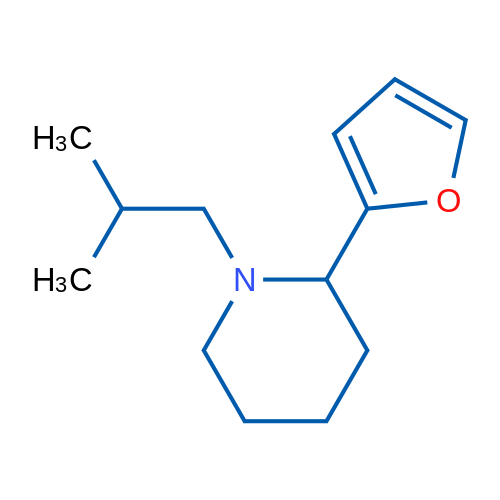 2-(Furan-2-yl)-1-isobutylpiperidine 1g