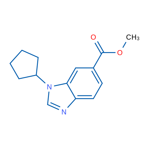 Methyl 3-cyclopentylbenzimidazole-5-carboxylate 1g