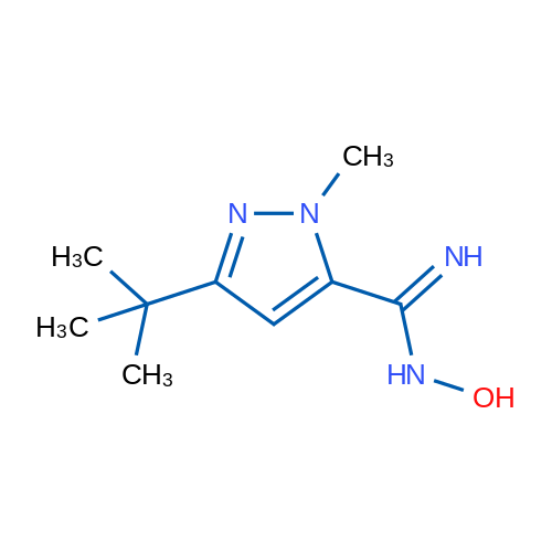 5-tert-Butyl-n-hydroxy-2-methyl-2h-pyrazole-3-carboxamidine 1g