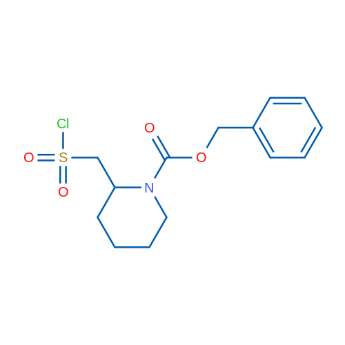 Benzyl 2-((chlorosulfonyl)methyl)piperidine-1-carboxylate 1g