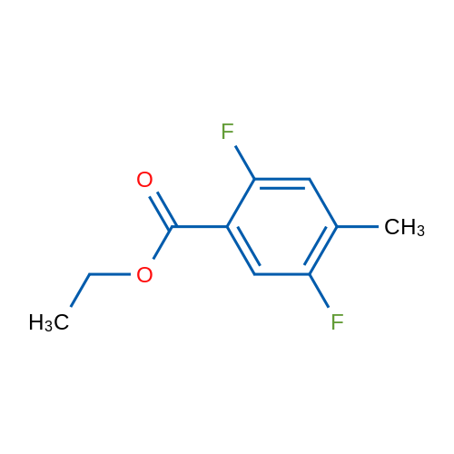 Ethyl 2,5-difluoro-4-methylbenzoate 1g