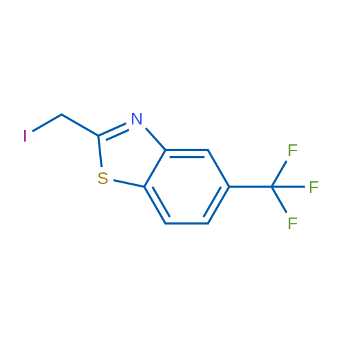 2-(Iodomethyl)-5-(trifluoromethyl)benzo[d]thiazole 1g