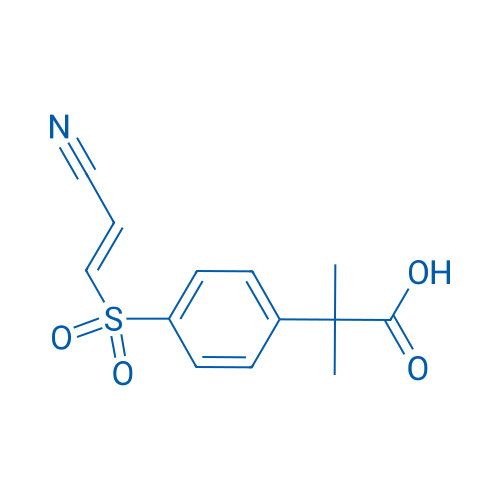 (E)-2-(4-((2-Cyanovinyl)sulfonyl)phenyl)-2-methylpropanoic acid 250mg