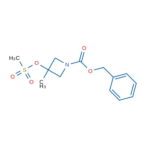 Benzyl 3-methyl-3-((methylsulfonyl)oxy)azetidine-1-carboxylate 1g