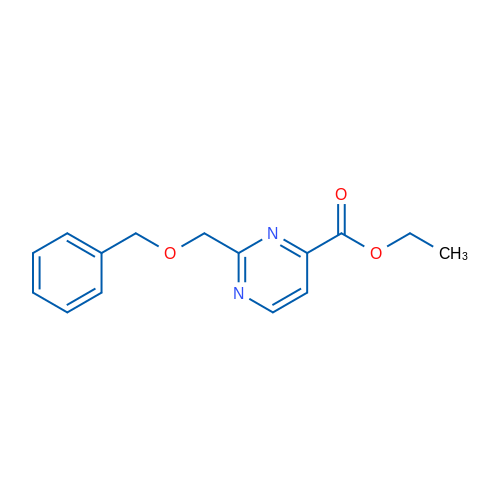 Ethyl 2-((benzyloxy)methyl)pyrimidine-4-carboxylate 1g