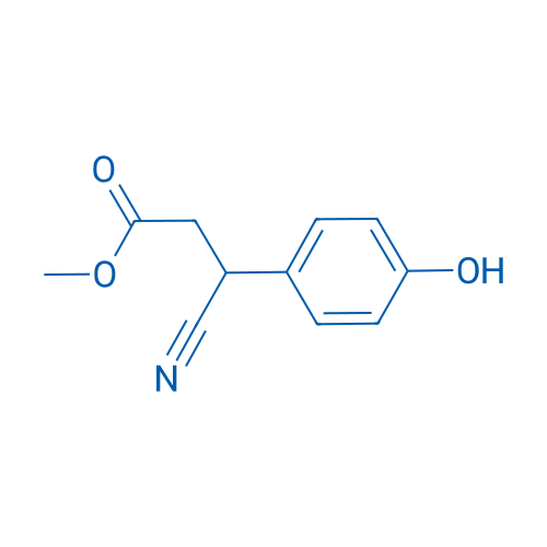 Methyl 3-Cyano-3-(4-hydroxyphenyl)propanoate 250mg