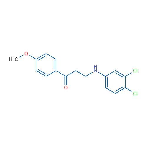 3-[(3,4-Dichlorophenyl)amino]-1-(4-methoxyphenyl)propan-1-one 1g