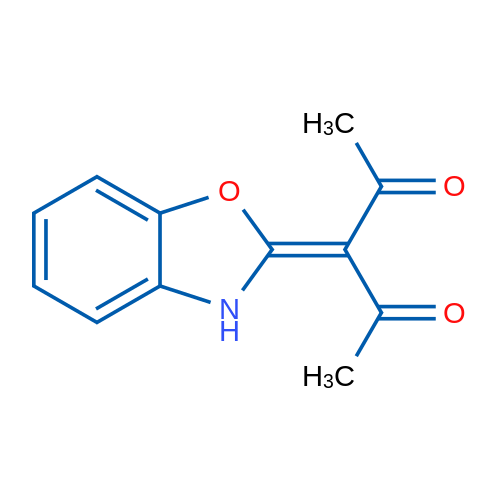 3-(2,3-Dihydro-1,3-benzoxazol-2-ylidene)pentane-2,4-dione 1g