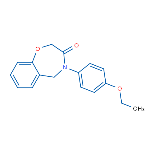 4-(4-Ethoxyphenyl)-2,3,4,5-tetrahydro-1,4-benzoxazepin-3-one 50mg