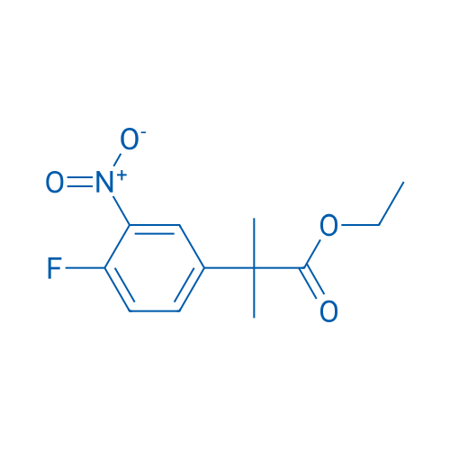 Ethyl 2-(4-fluoro-3-nitrophenyl)-2-methylpropanoate 1g