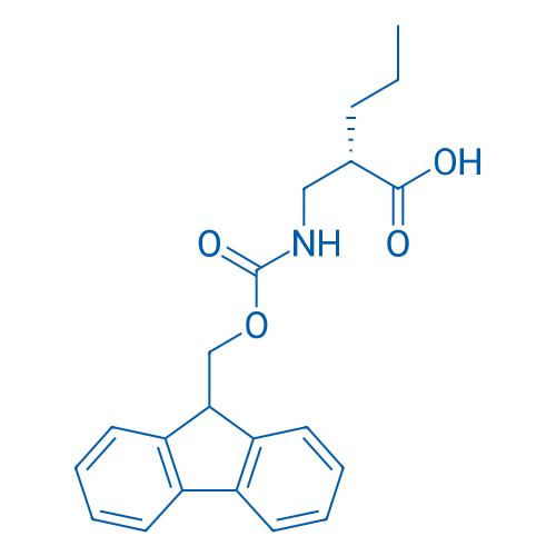 (S)-2-(((((9H-Fluoren-9-yl)methoxy)carbonyl)amino)methyl)pentanoic acid 250mg