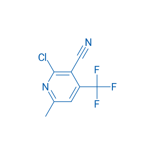 2-Chloro-6-methyl-4-(trifluoromethyl)nicotinonitrile 100mg