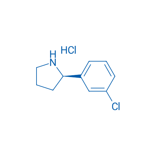 (R)-2-(3-Chlorophenyl)pyrrolidine hydrochloride 100mg