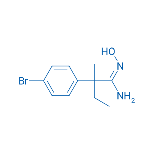 (E)-2-(4-Bromophenyl)-N'-hydroxy-2-methylbutanimidamide 250mg