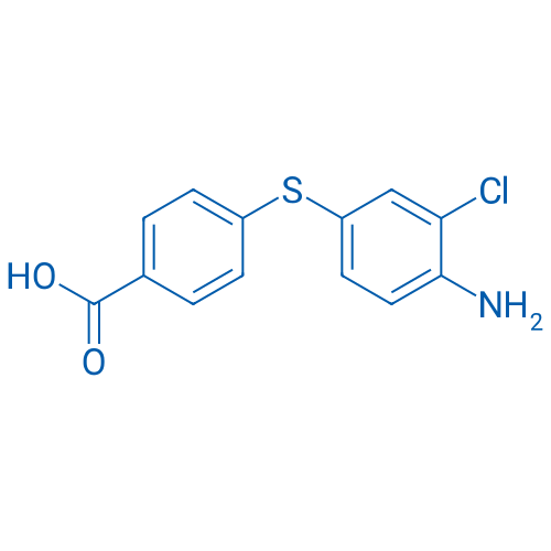 4-((4-Amino-3-chlorophenyl)thio)benzoic acid 100mg