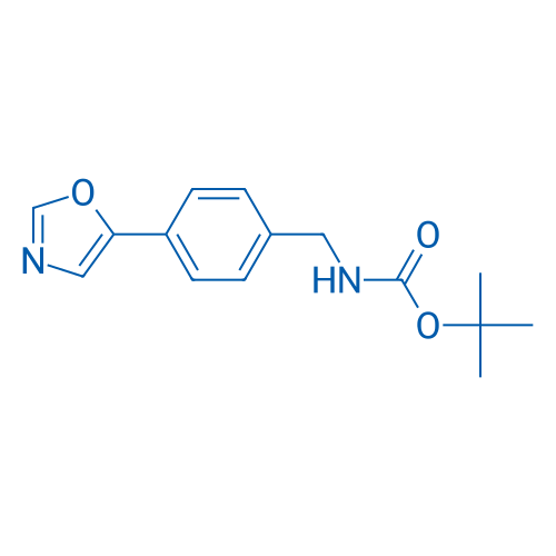 tert-Butyl (4-(oxazol-5-yl)benzyl)carbamate 1g