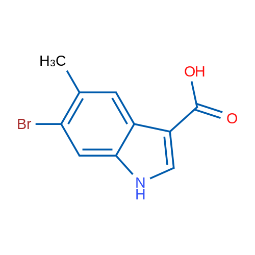 6-Bromo-5-methyl-1H-indole-3-carboxylic acid 100mg