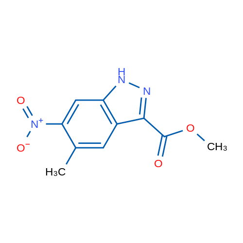 Methyl 5-methyl-6-nitro-1H-indazole-3-carboxylate 1g