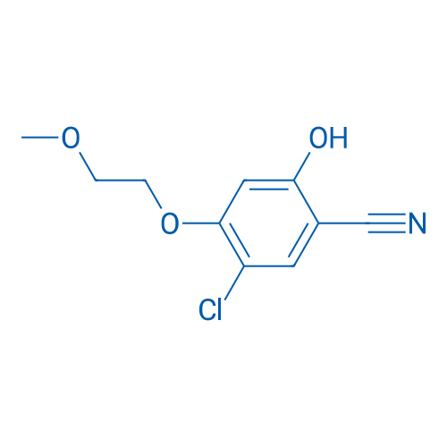 5-Chloro-2-hydroxy-4-(2-methoxyethoxy)benzonitrile 1g