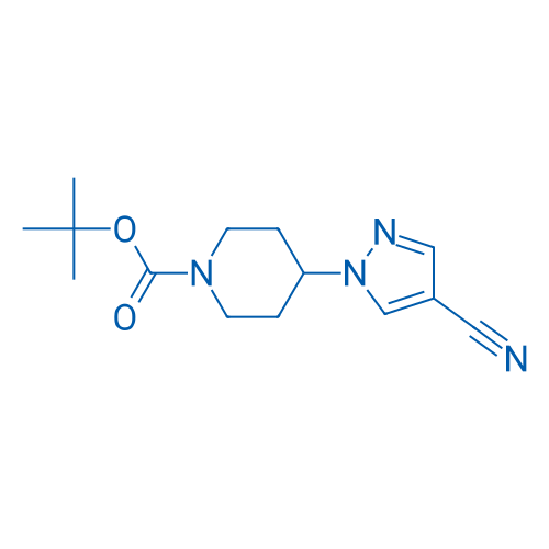tert-Butyl 4-(4-cyano-1H-pyrazol-1-yl)piperidine-1-carboxylate 5g