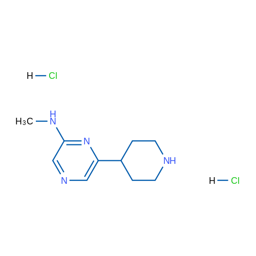 N-Methyl-6-(piperidin-4-yl)pyrazin-2-amine dihydrochloride 1g