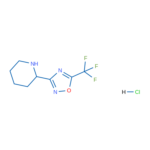 3-(Piperidin-2-yl)-5-(trifluoromethyl)-1,2,4-oxadiazole hydrochloride 1g