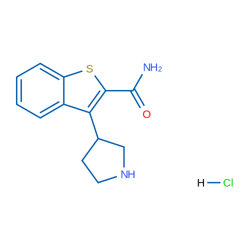 3-(Pyrrolidin-3-yl)benzo[b]thiophene-2-carboxamide hydrochloride 1g