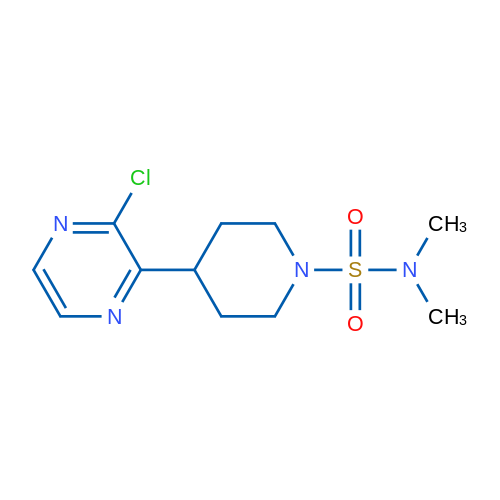 4-(3-Chloropyrazin-2-yl)-N,N-dimethylpiperidine-1-sulfonamide 1g