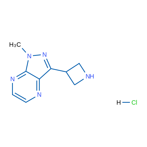 3-(Azetidin-3-yl)-1-methyl-1H-pyrazolo[3,4-b]pyrazine hydrochloride 1g