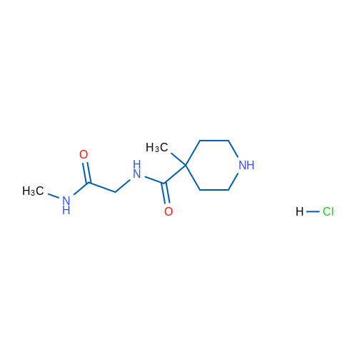 N-Methyl-2-[(4-methylpiperidin-4-yl)formamido]acetamide hydrochloride 1g