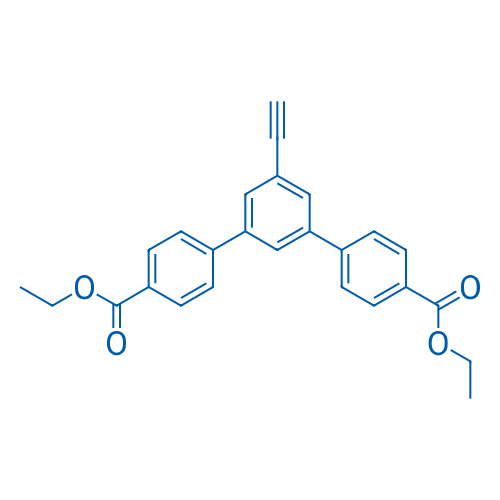 Diethyl 5'-ethynyl-[1,1':3',1''-terphenyl]-4,4''-dicarboxylate 1g