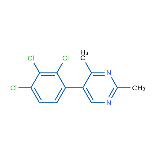 2,4-Dimethyl-5-(2,3,4-trichlorophenyl)pyrimidine 1g