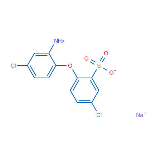 Sodium 2-(2-amino-4-chlorophenoxy)-5-chlorobenzenesulfonate 1g