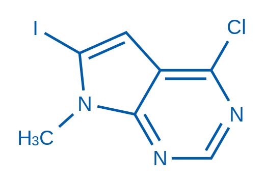 4-Chloro-6-iodo-7-methyl-7H-pyrrolo[2,3-d]pyrimidine 1g