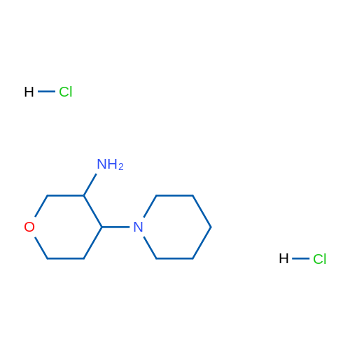 4-(Piperidin-1-yl)tetrahydro-2H-pyran-3-amine dihydrochloride 1g