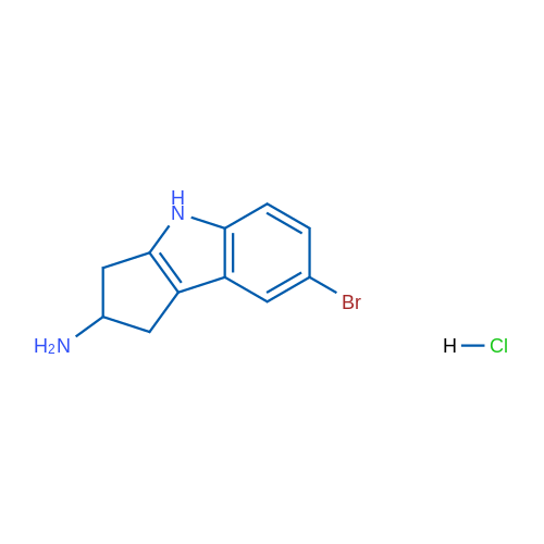 7-Bromo-1,2,3,4-tetrahydrocyclopenta[b]indol-2-amine hydrochloride 1g