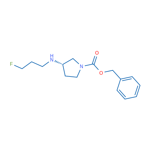 (S)-Benzyl 3-((3-fluoropropyl)amino)pyrrolidine-1-carboxylate 1g