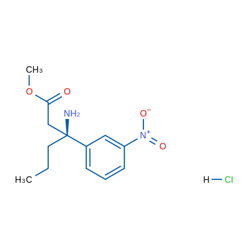 (S)-Methyl 3-amino-3-(3-nitrophenyl)hexanoate hydrochloride 1g