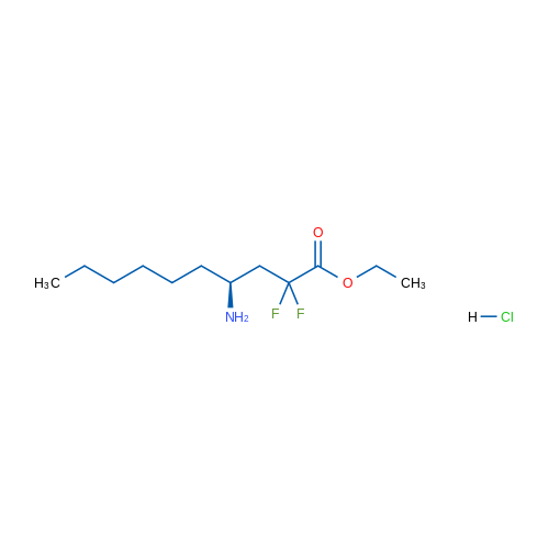 (S)-Ethyl 4-amino-2,2-difluorodecanoate hydrochloride 1g