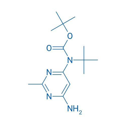 tert-Butyl (6-amino-2-methylpyrimidin-4-yl)(tert-butyl)carbamate 250mg