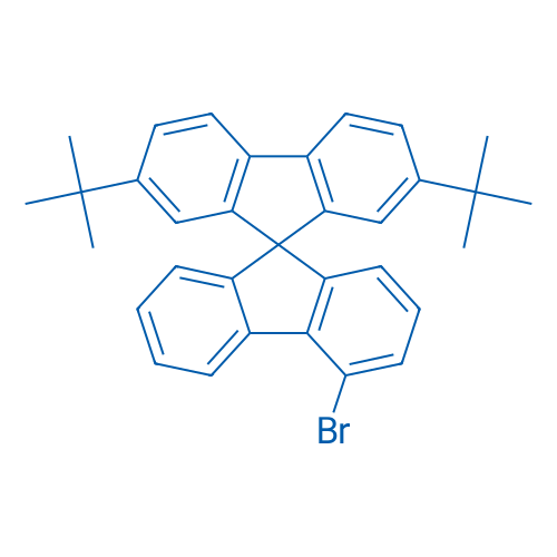 4'-Bromo-2,7-di-tert-butyl-9,9'-spirobi[fluorene] 250mg